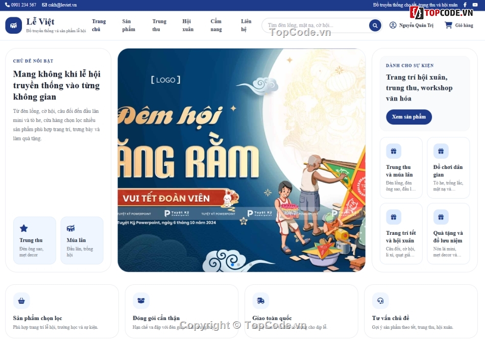 website,web sản phẩm,web bán sản phẩm